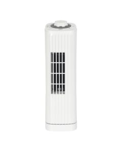 Optimus F-7348WH 14 Inch Portable Ultra-Slim Desktop Tower Fan in White